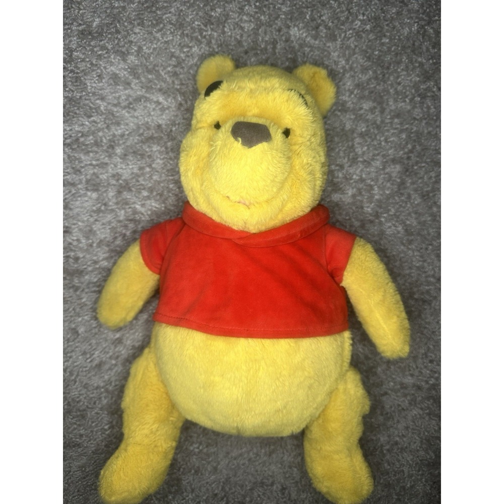 Disney Winnie the Pooh Mini Plush Stuffed Animal Red Shirt 2010 CA 25083